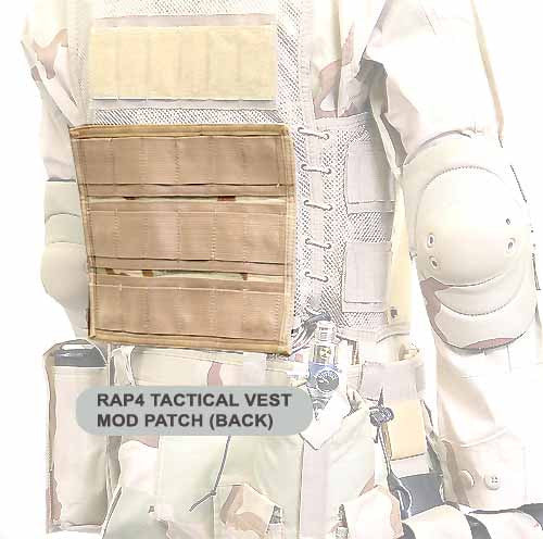 OLIVE DRAB Mod Patch for Strikeforce/Tactical Ten Vest (Back) – MCS
